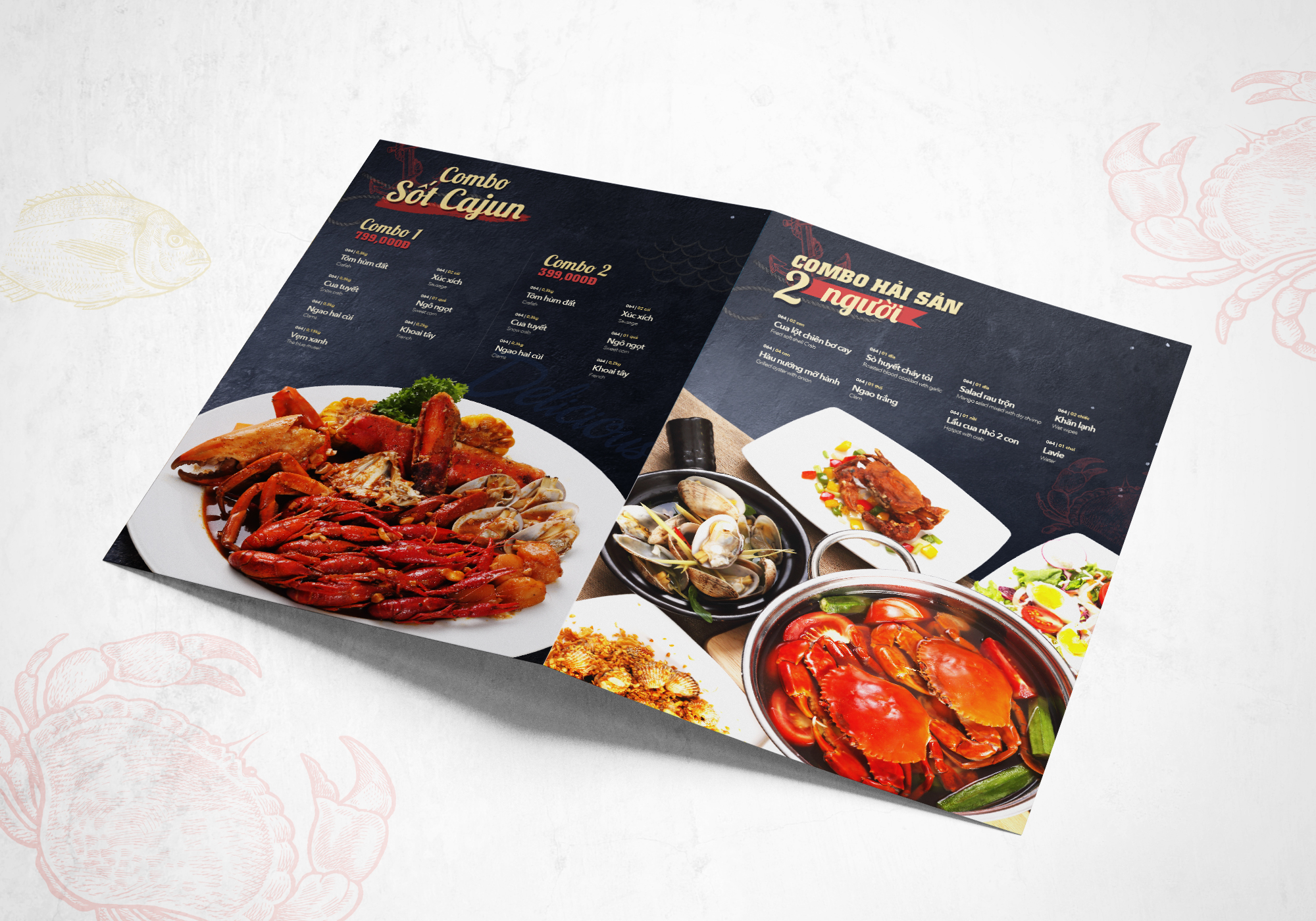 MENU QUEEN’S CRAB KIWI Creative